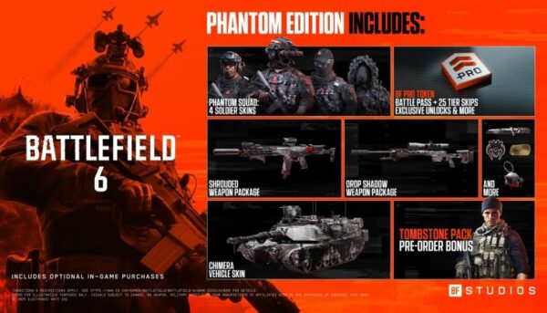 Купить Battlefield 6 Phantom Edition ключ
